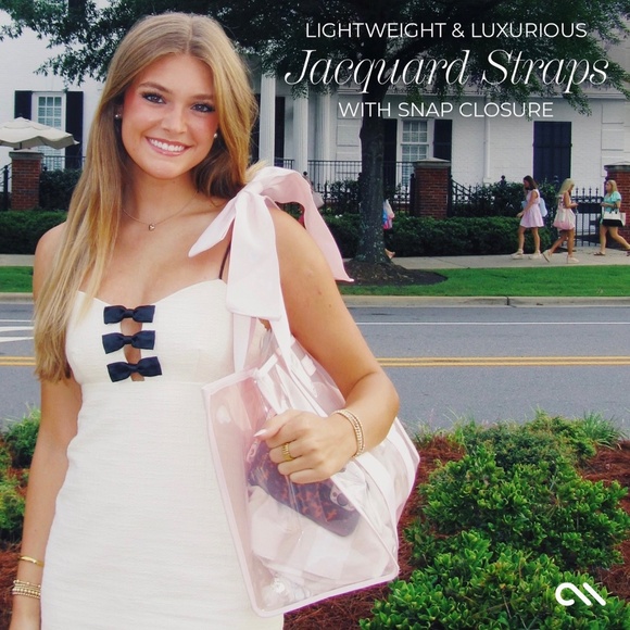 Special Edition Bow Jelly Tote with Phone Pouch - Picture 7 of 7